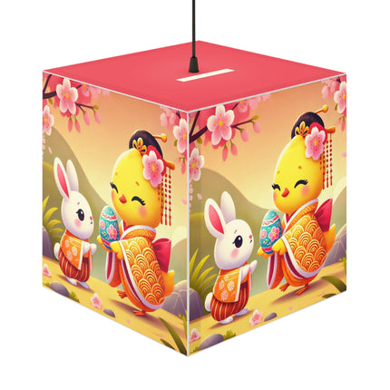 Whimsical Springtime Exchange Light Cube Lamp