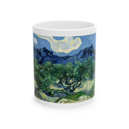 Olive Trees by Vincent Van Gogh Ceramic Mug, (11oz, 15oz)