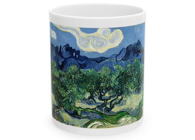 Olive Trees by Vincent Van Gogh Ceramic Mug, (11oz, 15oz)