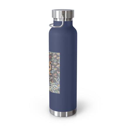 Rank Badge with Dragon with Deer Hooves Copper Vacuum Insulated Bottle, 22oz
