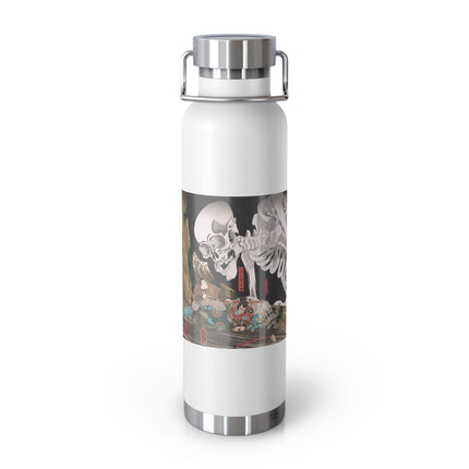 Mitsukuni Defying the Skeleton Spectre by Utagawa Kuniyoshi Copper Vacuum Insulated Bottle, 22oz