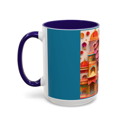 Elephant at an Autumn Festival Colorful Mugs (11oz, 15oz)