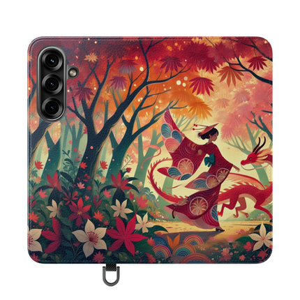 The Dragon Fairy’s Dance Flip Case – Enchanted Grace & Spring Magic