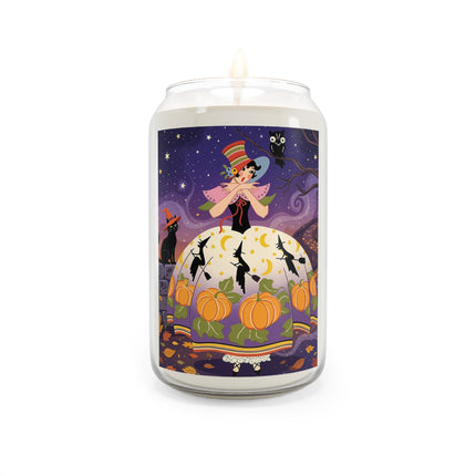 🎃🌙 The Pumpkin Moon Dress Scented Soy Candle – Whimsical Halloween Fashion