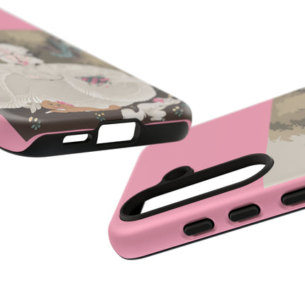 Rococo Garden Reader Phone Case – Whimsical Elegance & Timeless Charm