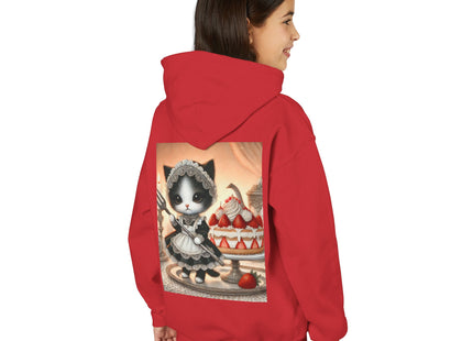 Patisserie Kitten Youth Heavy Blend Hooded Sweatshirt