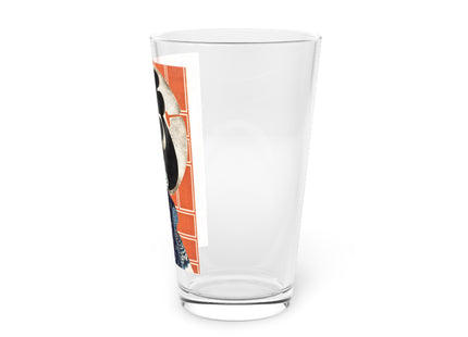 The Actor Bandō Hikosaburō V and the Mo troupe by Tsukioka Yoshitoshi Glass, 16oz