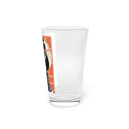 The Actor Bandō Hikosaburō V and the Mo troupe by Tsukioka Yoshitoshi Glass, 16oz
