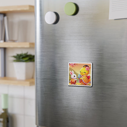Whimsical Springtime Exchange Die-Cut Magnets (5 Sizes)