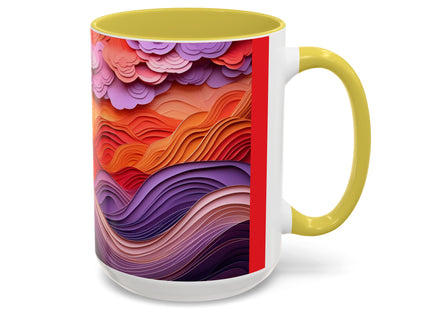 Dramatic Sunset Sky Colorful Mugs (11oz, 15oz)