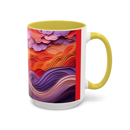 Dramatic Sunset Sky Colorful Mugs (11oz, 15oz)