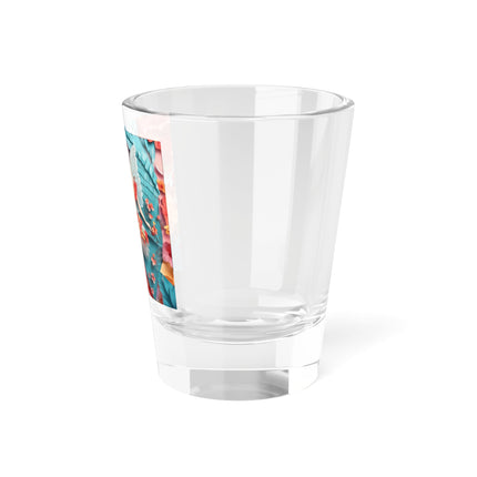 Hibiscus Fairy Shot Glass, 1.5oz