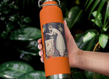 L'Etourdissant Petit Poisson (The Dazzling Little Fish) by George Barbier Copper Vacuum Insulated Bottle, 22oz