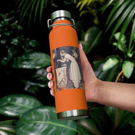 L'Etourdissant Petit Poisson (The Dazzling Little Fish) by George Barbier Copper Vacuum Insulated Bottle, 22oz