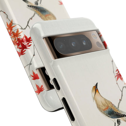 Japanese Bird on Maple by Ohara Koson Phone Cases