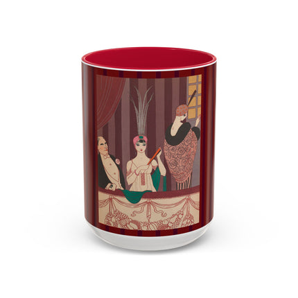 La Loge by George Barbier Colorful Mugs (11oz, 15oz)
