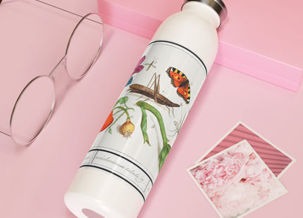 Natural History Ensemble, No. 17 by Anselmus Boëtius de Boodt Slim Water Bottle