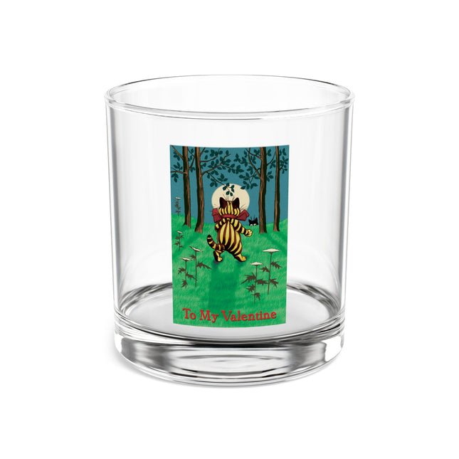 Peekaboo by Louis Wain Rocks Glass, 10oz