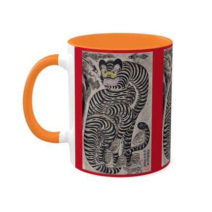 Talismanic Tiger Colorful Mugs, 11oz