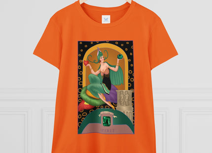 May & Emerald (from the Gem Series) by Sofia Chiostri Women's Midweight Cotton Tee