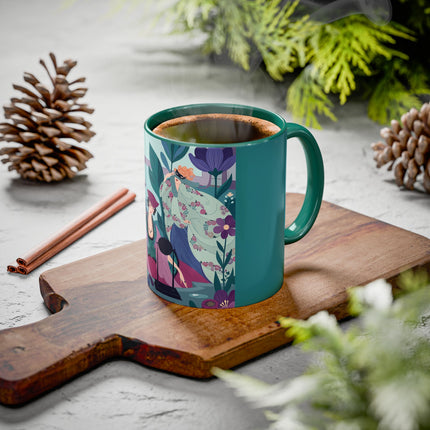 The Ladies Of The Secret Masquerade Colorful Mugs – Art Deco Floral Mystery