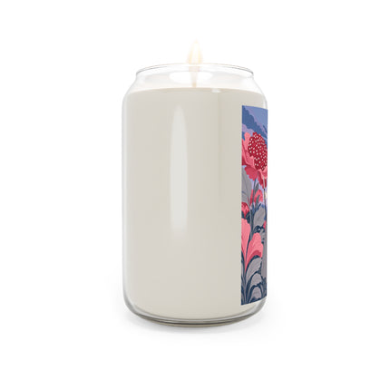 🌸🎀 The Lady Of The Rose Twilight Garden Scented Soy Candle – Art Deco Floral Romance