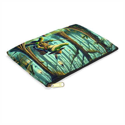 Swamp Stalker Accessory Pouch – Stealthy Predator & Misty Mystery