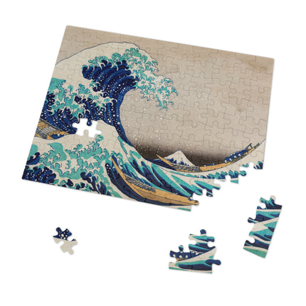 The Great Wave off Kanagawa by Katsushika Hokusai Puzzle (30, 110, 252, 500-Piece)