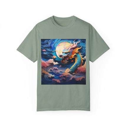A Dragon's Ascent Unisex Garment-Dyed T-shirt