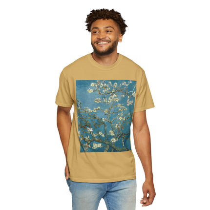 Almond Blossom by Vincent van Gogh Unisex Garment-Dyed T-shirt
