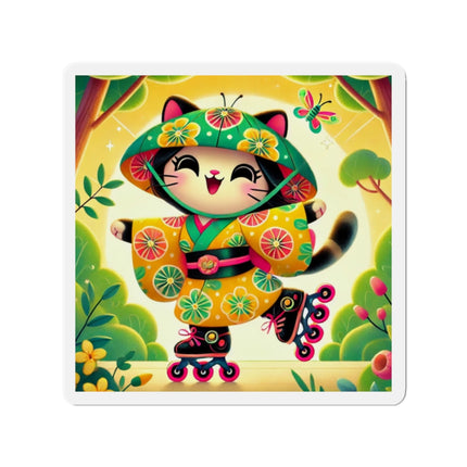 Firefly Dance on Wheels Die-Cut Magnets (5 Sizes)