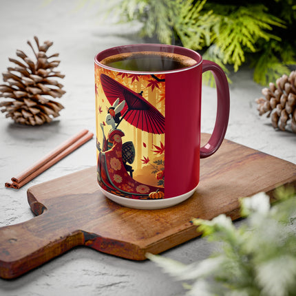 Theatrical Harvest Rabbit Colorful Mugs (11oz, 15oz)