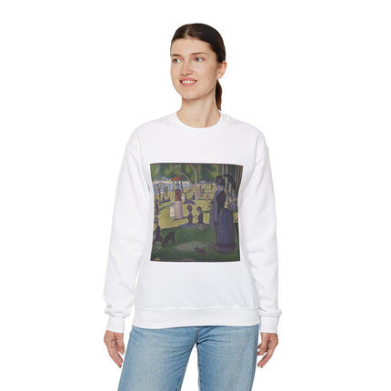 A Sunday on La Grande Jatte by Georges Seurat Heavy Blend™ Crewneck Sweatshirt