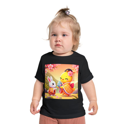 Whimsical Springtime Exchange Baby Short Sleeve T-Shirt