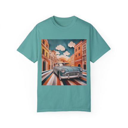 1960 Alfa Romeo Giulietta Unisex Garment-Dyed T-shirt