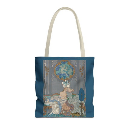 Liaisons Dangereuses by George Barbier Tote Bag (AOP)