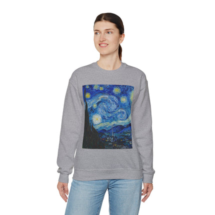 The Starry Night by Vincent Van Gogh Heavy Blend™ Crewneck Sweatshirt