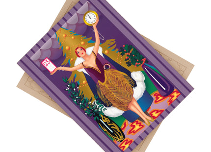 Countdown to Christmas Elegance Ceramic Tile