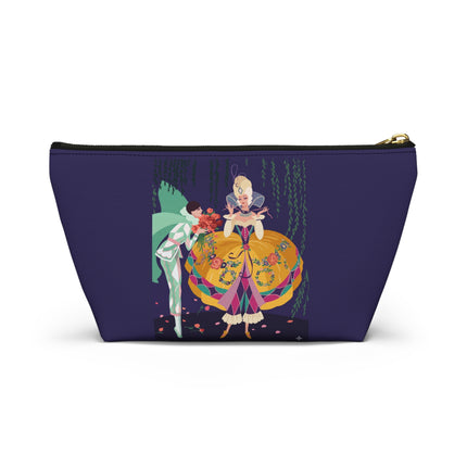 Enchanted Courtship Cosmetic Bag – Whimsical Elegance & Floral Romance