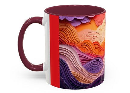 Dramatic Sunset Sky Colorful Mugs (11oz, 15oz)