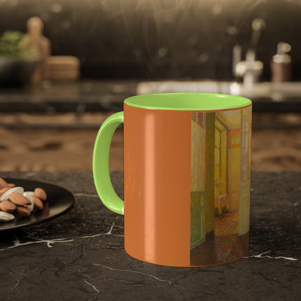 Interior, Window Light by Henri Le Sidaner Colorful Mugs, 11oz