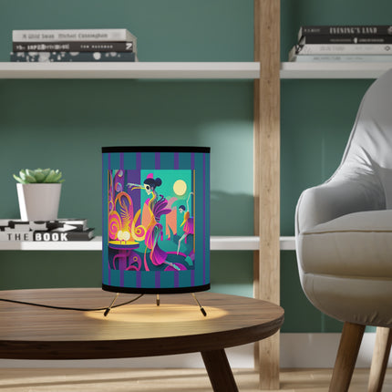 Dance of the Skeleton Ballerinas Tripod Lamp