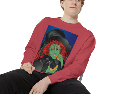 Mirror, Mirror A Witch's Touch Unisex Garment-Dyed Sweatshirt