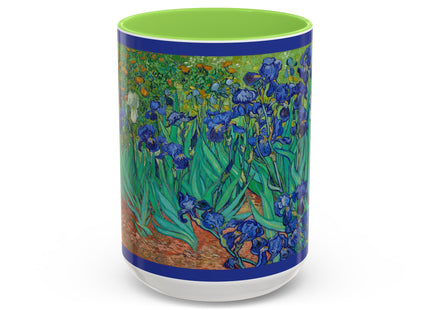 Irises by Vincent Van Gogh Colorful Mugs (11oz, 15oz)
