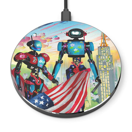 High Fashion Cyberpunk CIA Robots Wireless Charger