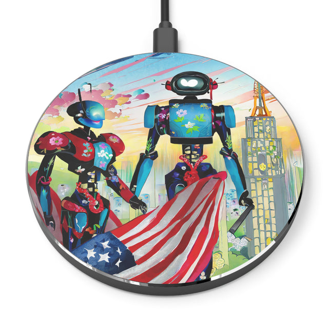 High Fashion Cyberpunk CIA Robots Wireless Charger