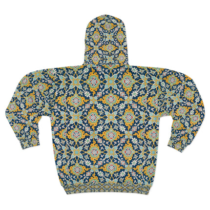 Arabesques by Émile Prisse d'Avennes Zip Hoodie (AOP)