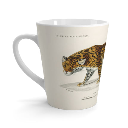 Jaguar by Charles Dessalines D' Orbigny Latte Mug