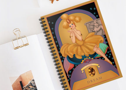 November & Topaz (from the Gem Series) by Sofia Chiostri Spiral Notebook - Ruled Line