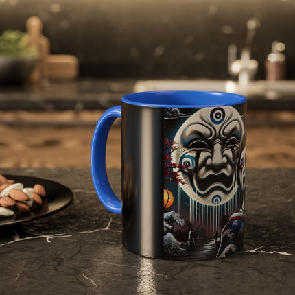 Geisha’s Black Ink Tears Colorful Mugs (11oz, 15oz)